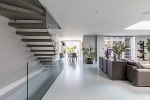 Bespoke staircase as part of a basement conversion in Battersea, London.